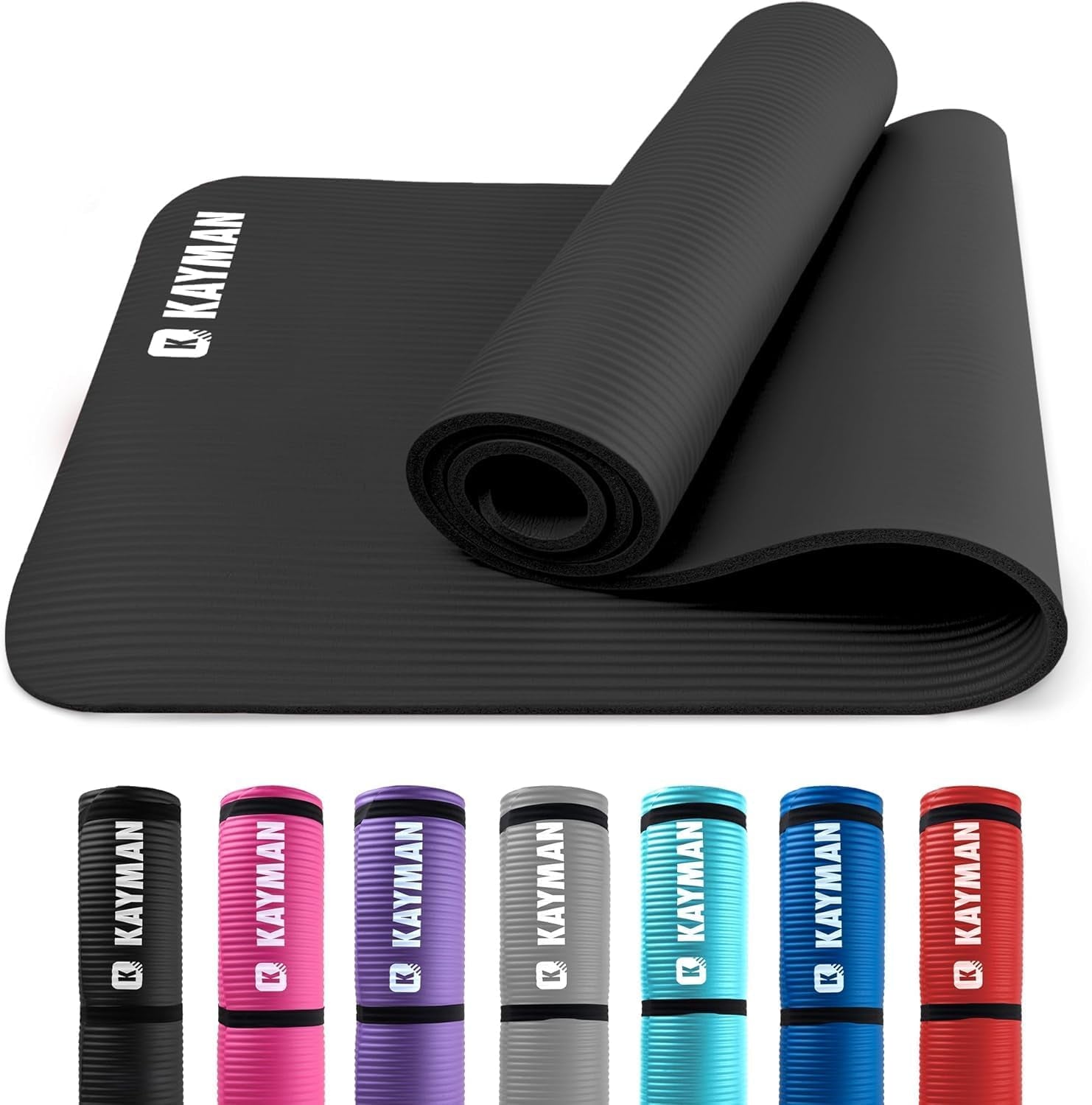 Extra Thick Yoga Mat – Multi-Purpose Foam Mat for Pilates & Therapy - Image 12