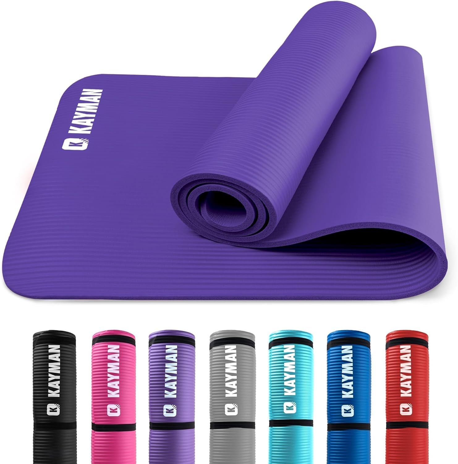 Extra Thick Yoga Mat – Multi-Purpose Foam Mat for Pilates & Therapy - Image 14
