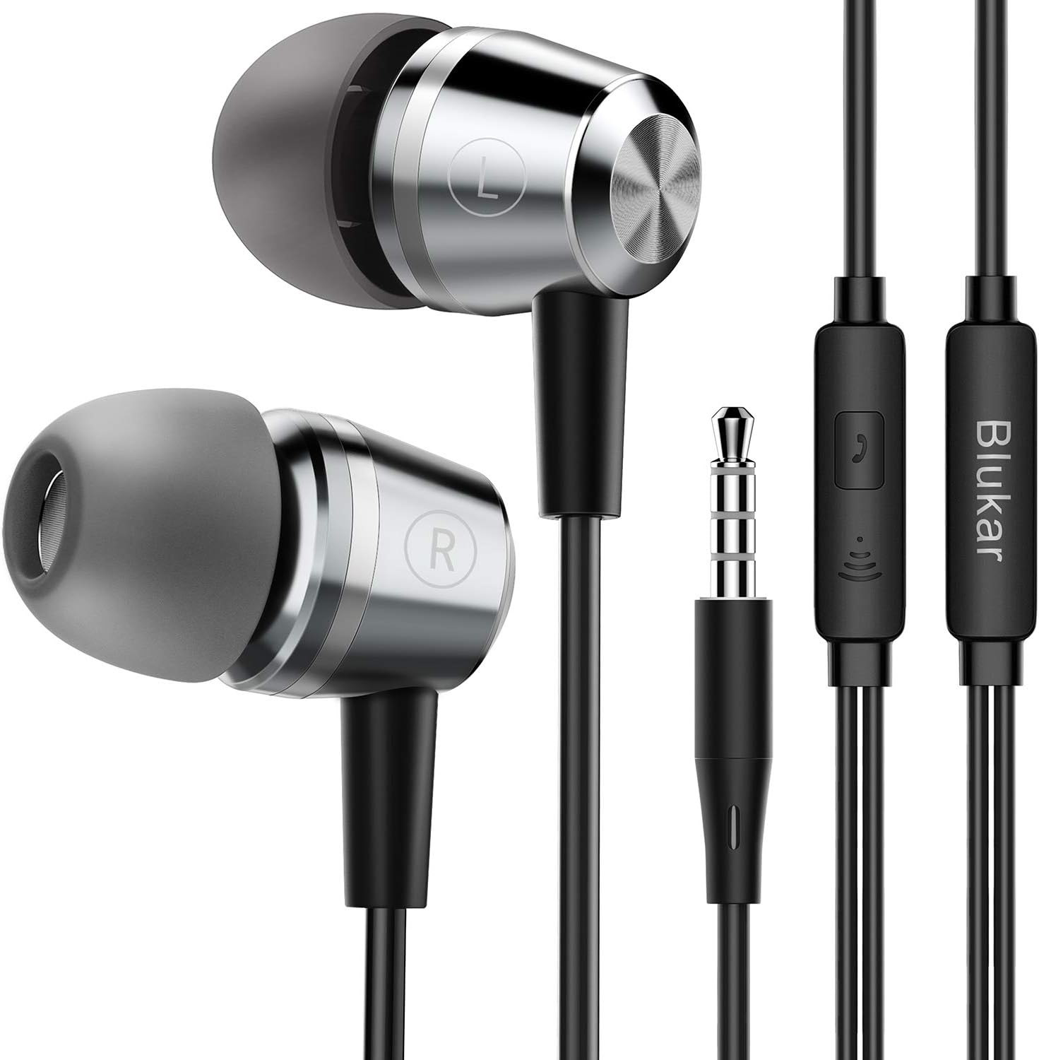 Immersive Pure Audio Wired Headphones for All Phones Pure Sound for iPhone, iPad, Smartphone, MP3 Players etc