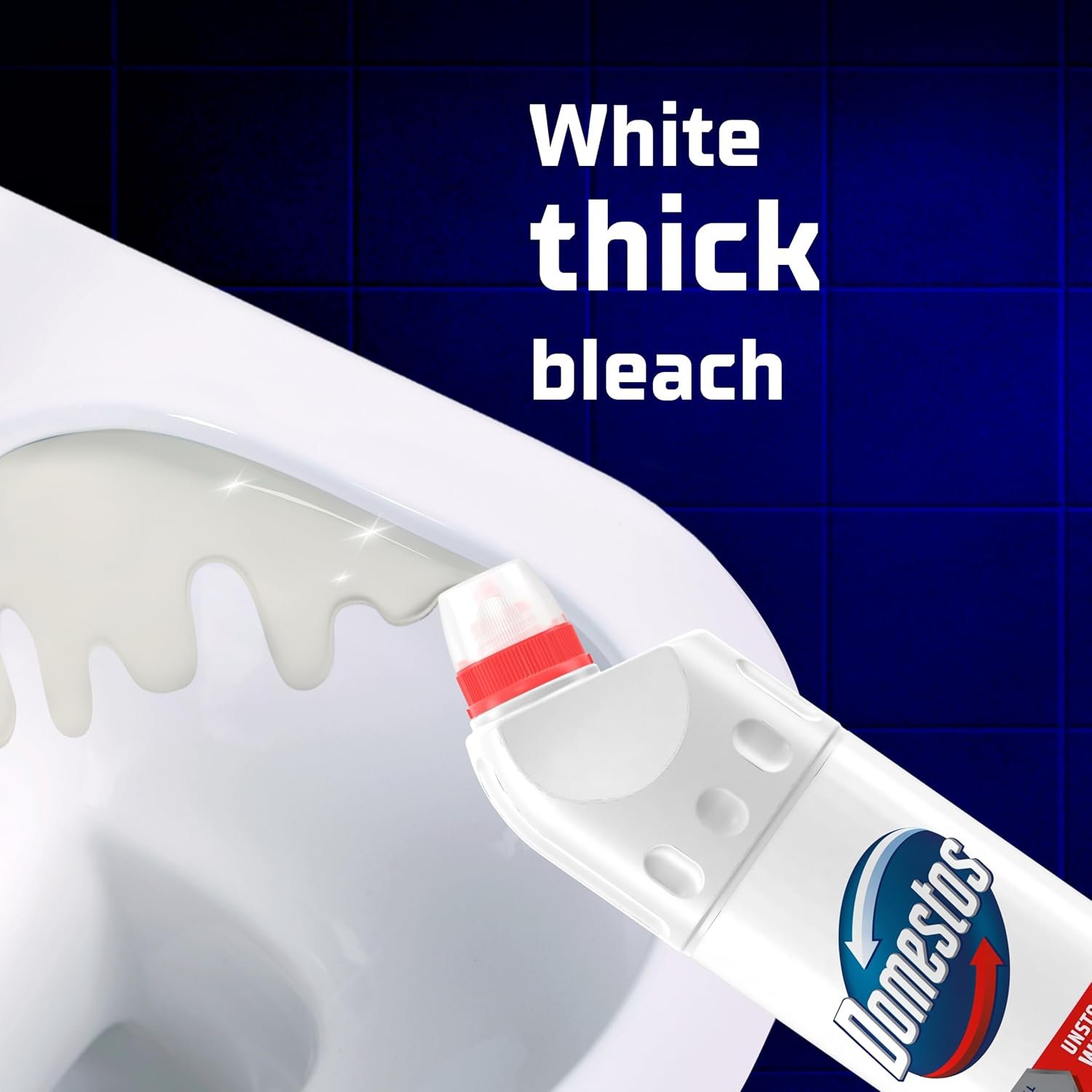 Domestos White & Sparkle Bleach – 750ml, Kills 99.99% of Bacteria & Viruses - Image 2