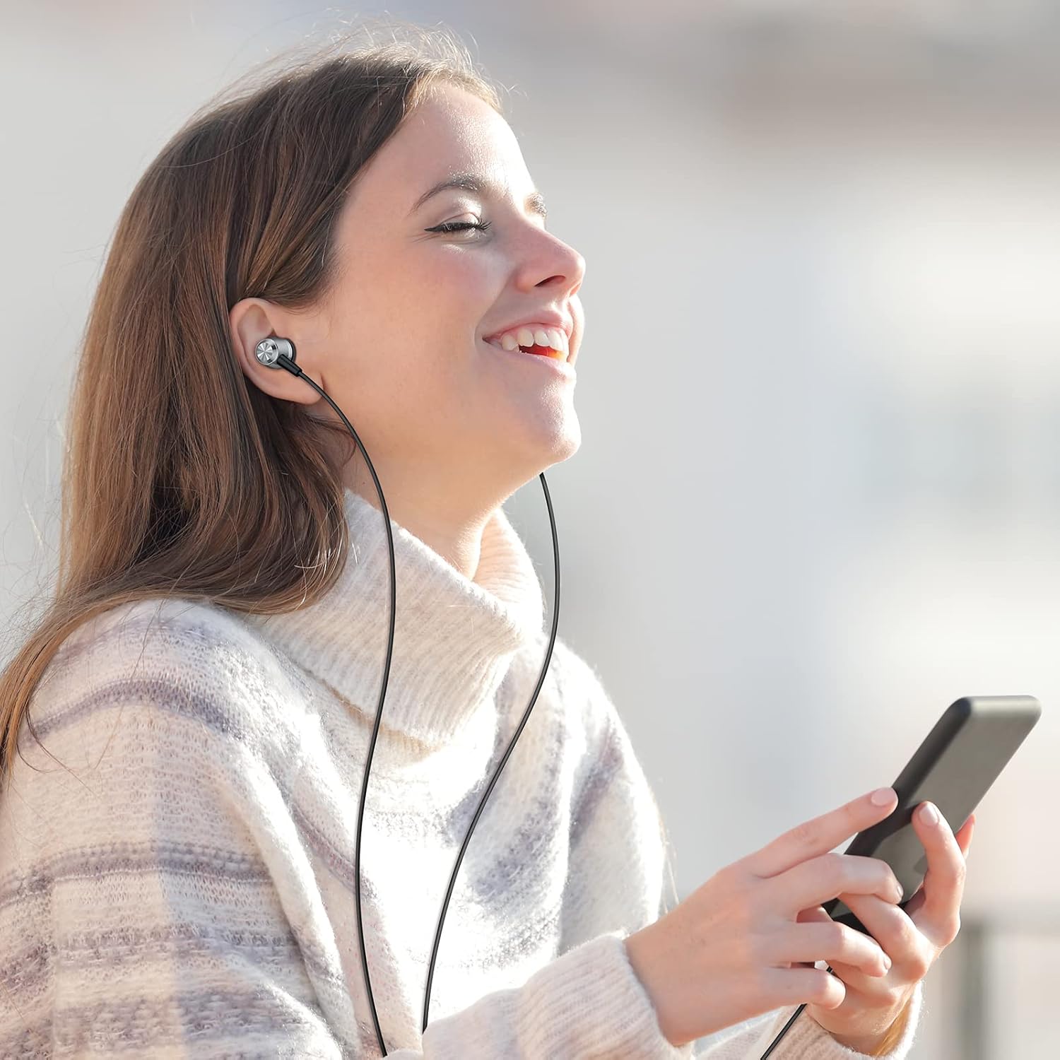 Immersive Pure Audio Wired Headphones for All Phones Pure Sound for iPhone, iPad, Smartphone, MP3 Players etc - Image 5