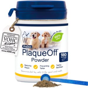 ProDen PlaqueOff Powder – Natural Pet Teeth Cleaner, 60g