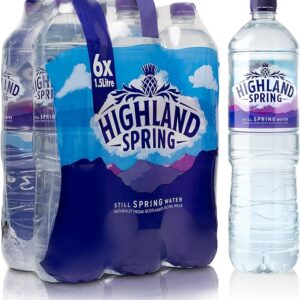 Highland Spring Still Spring Water, (6 x 1.5L)x2