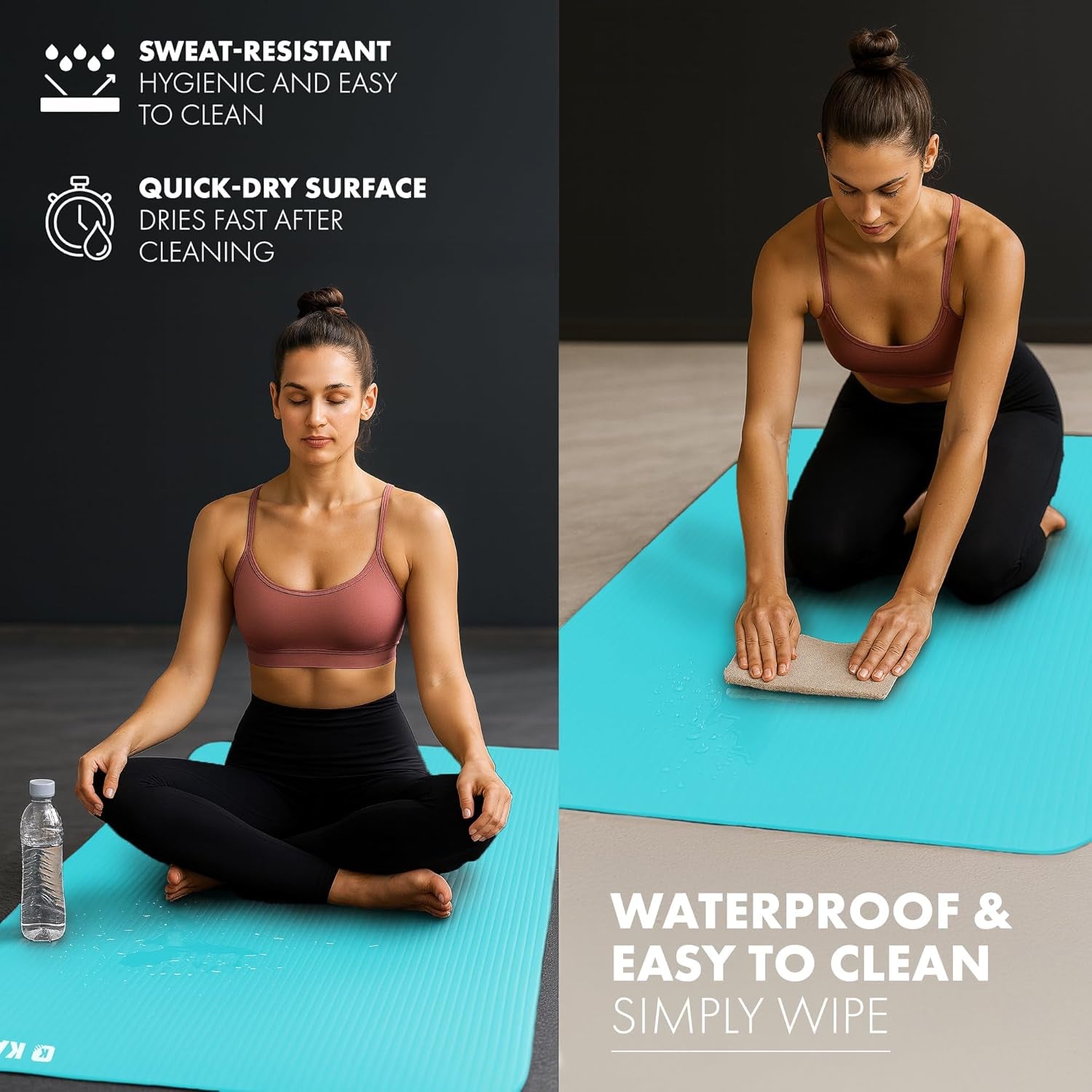 Extra Thick Yoga Mat – Multi-Purpose Foam Mat for Pilates & Therapy - Image 6