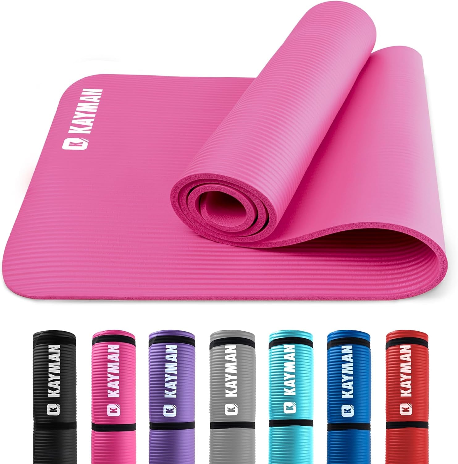 Extra Thick Yoga Mat – Multi-Purpose Foam Mat for Pilates & Therapy - Image 13