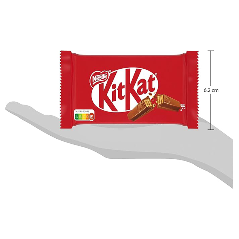 Nestle KitKat Classic chocolate bar, crunchy bar with milk chocolate & crispy waffle, pack of 24 (24x41.5g) - Image 6