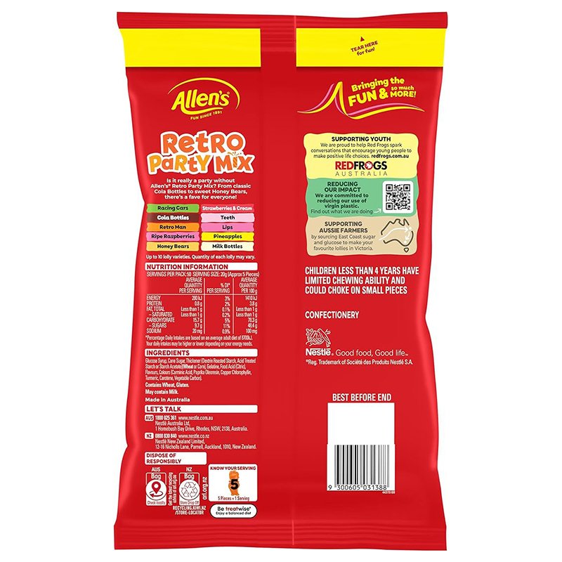 Allen's Retro Party Mix Lollies 1 kg - Image 2