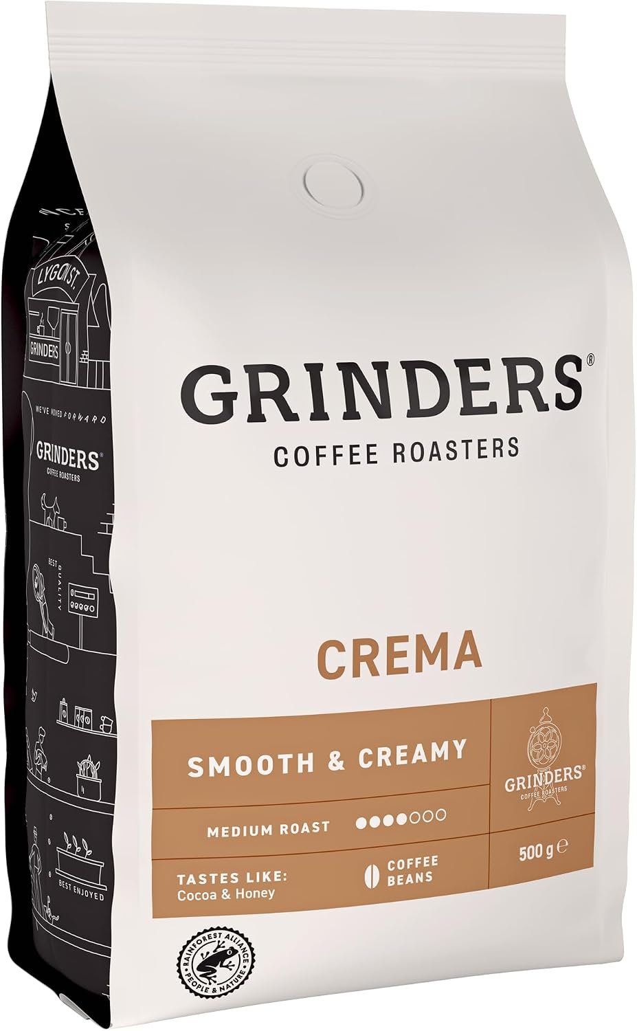 Grinders Crema Coffee Beans 1kg - Image 5