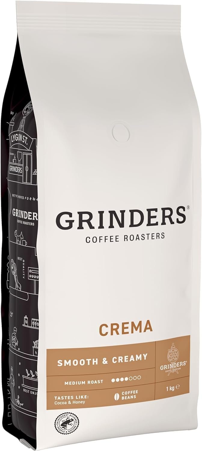 Grinders Crema Coffee Beans 1kg - Image 3