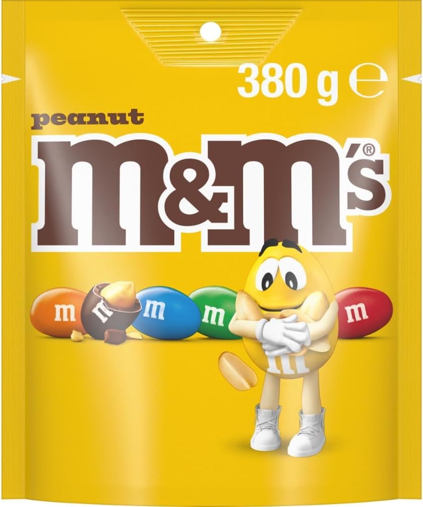 M&M's Peanut Chocolate Share Bag 380g - Image 2