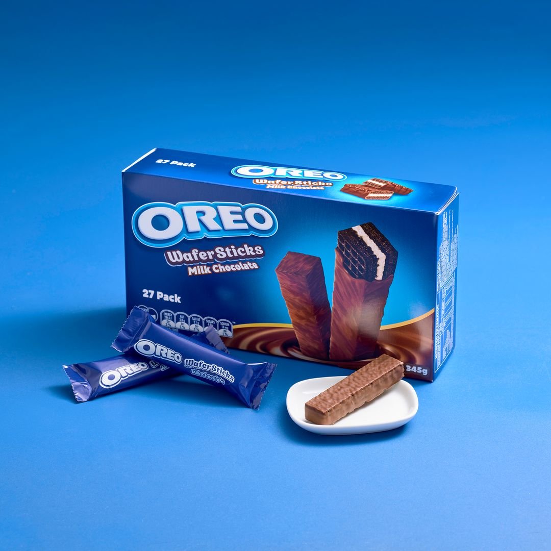 【New user benefits】Oreo Milk Chocolate Wafer Sticks Cookies 10 Pack | 128g x 3 - Image 2