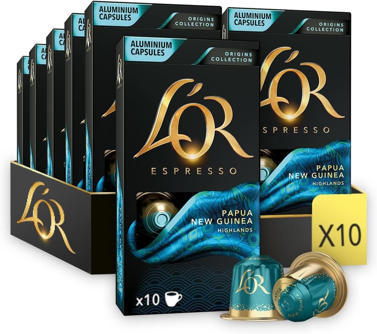 L'OR Espresso Ultimo Intensity 13 Aluminium Coffee Capsules (10 capsules x 10 packs) - Image 2