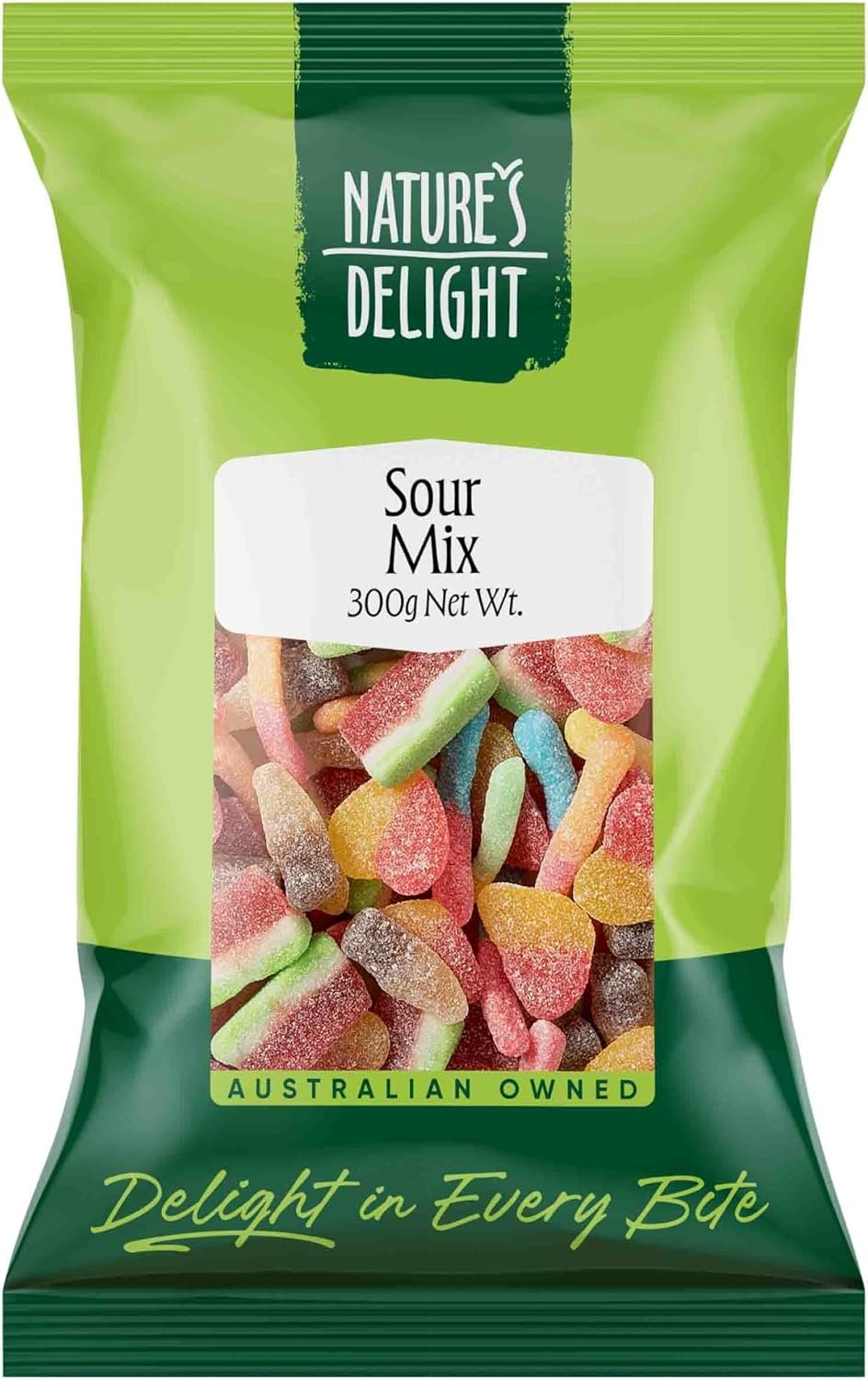 Nature's Delight Sour Mix Lollies 300g