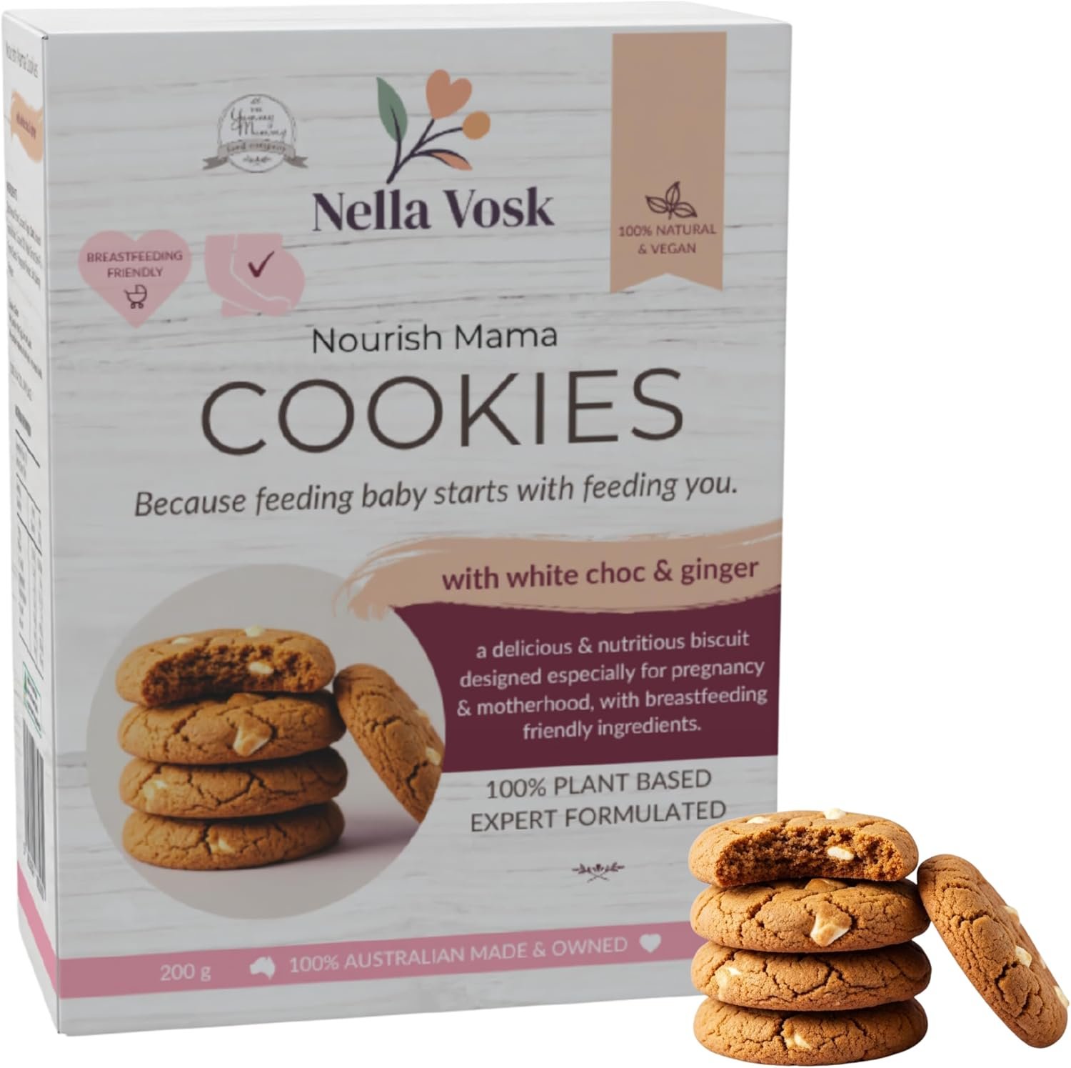 Nella Vosk Lactation Cookies – (Choc Chip)