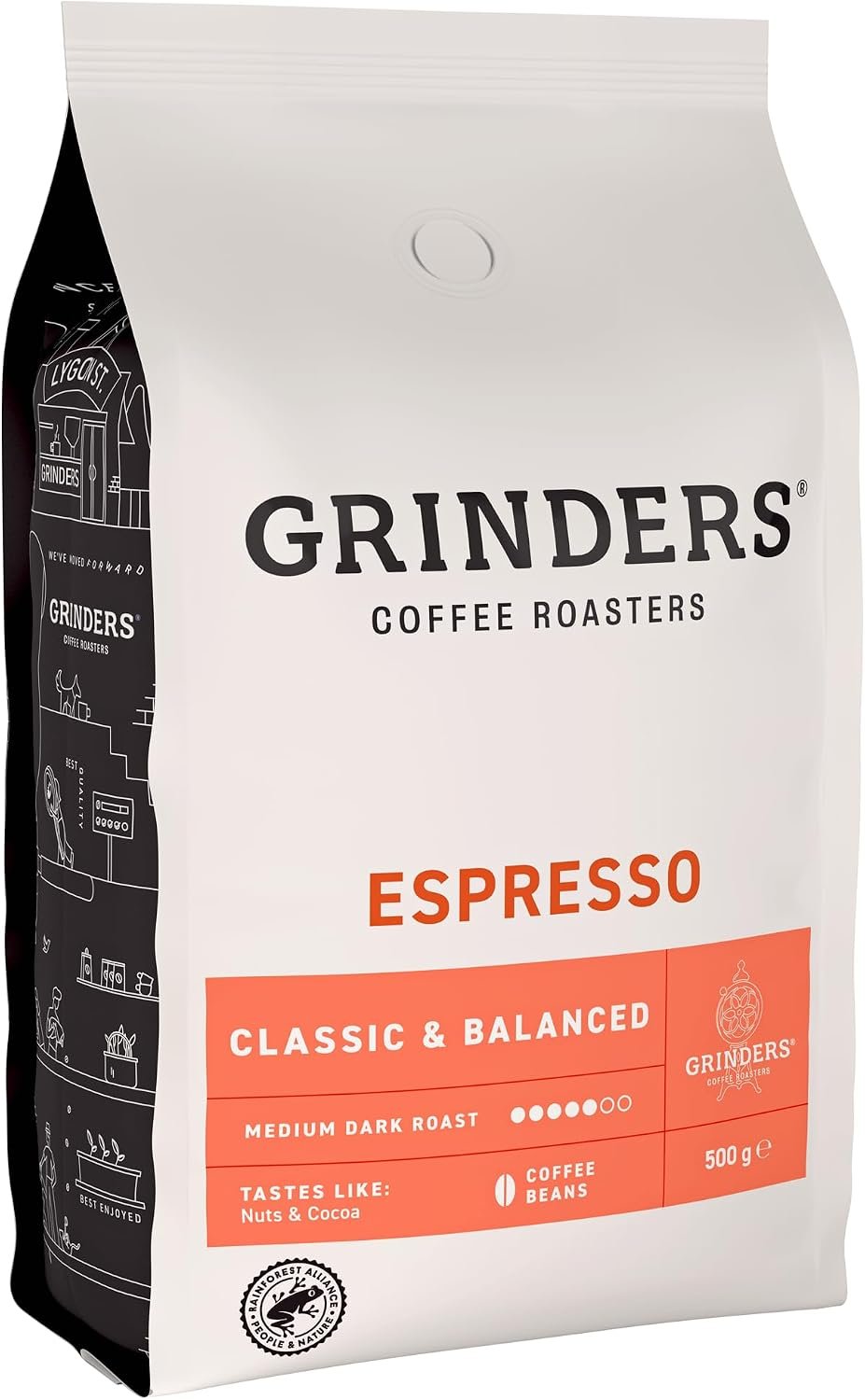 Grinders Crema Coffee Beans 1kg - Image 4