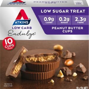 Atkins Endulge Caramel Nut Chew Bars  5 Bar Pack