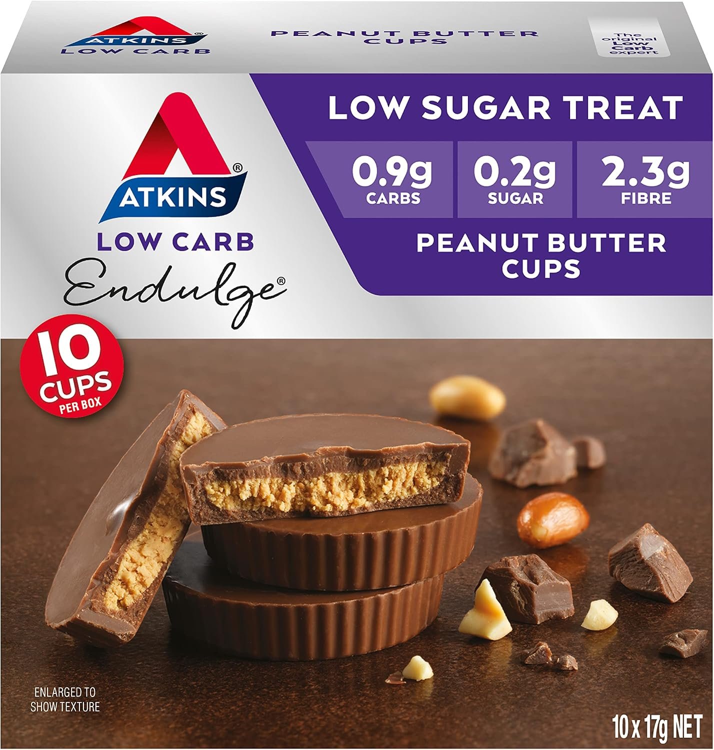 Atkins Endulge Caramel Nut Chew Bars 5 Bar Pack