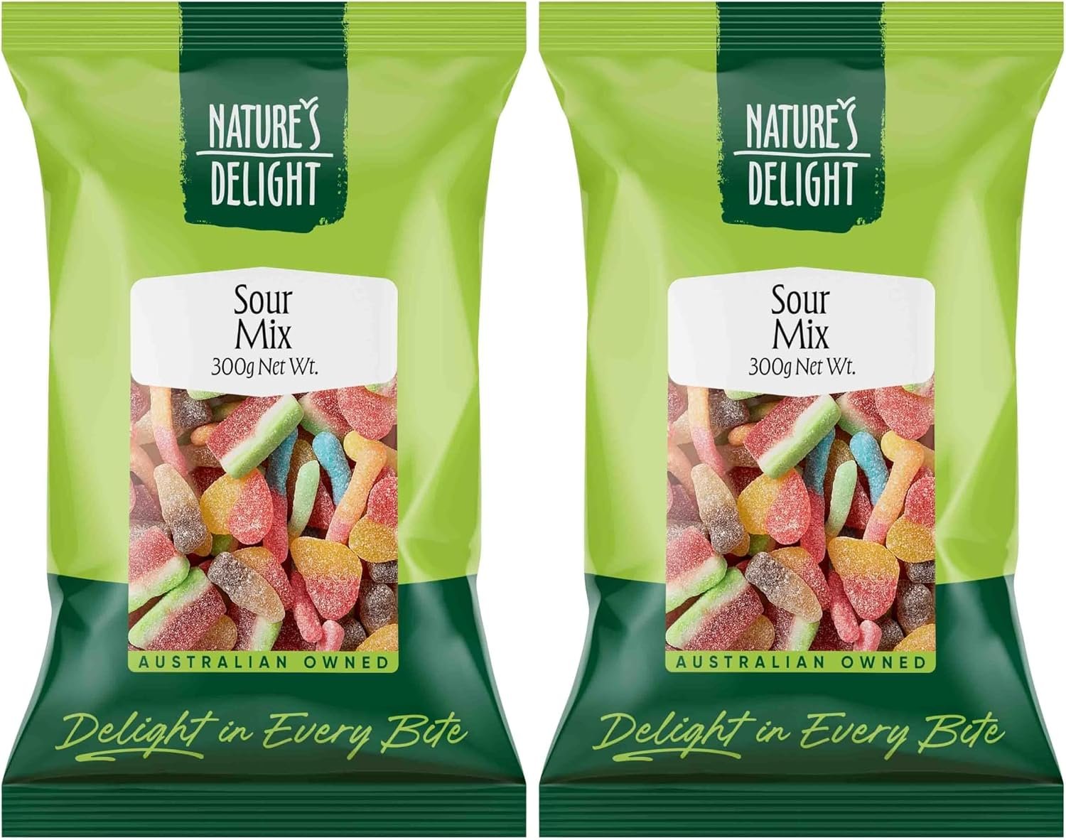 Nature's Delight Sour Mix Lollies 300g - Image 2