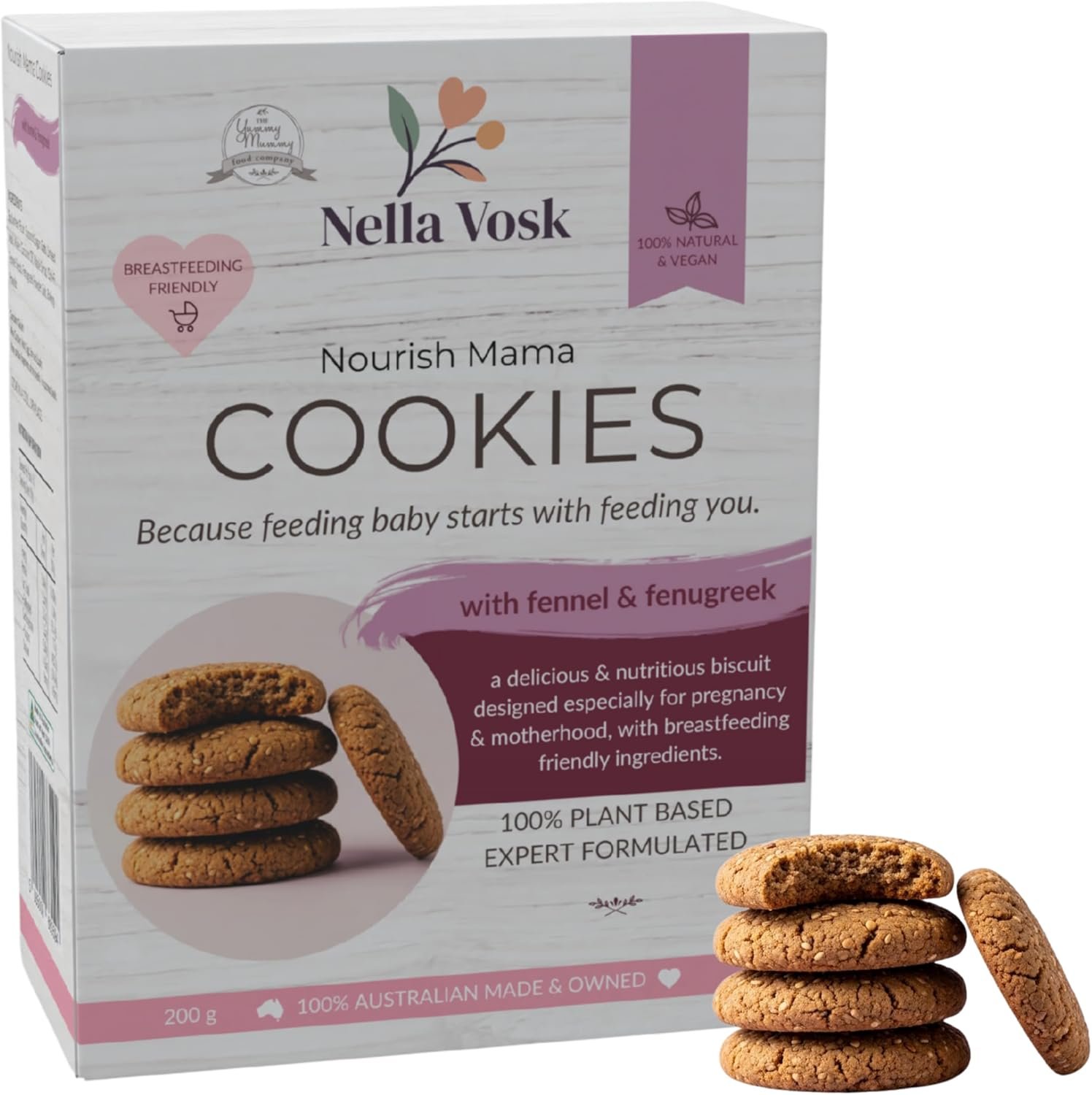 Nella Vosk Lactation Cookies – (Choc Chip) - Image 3