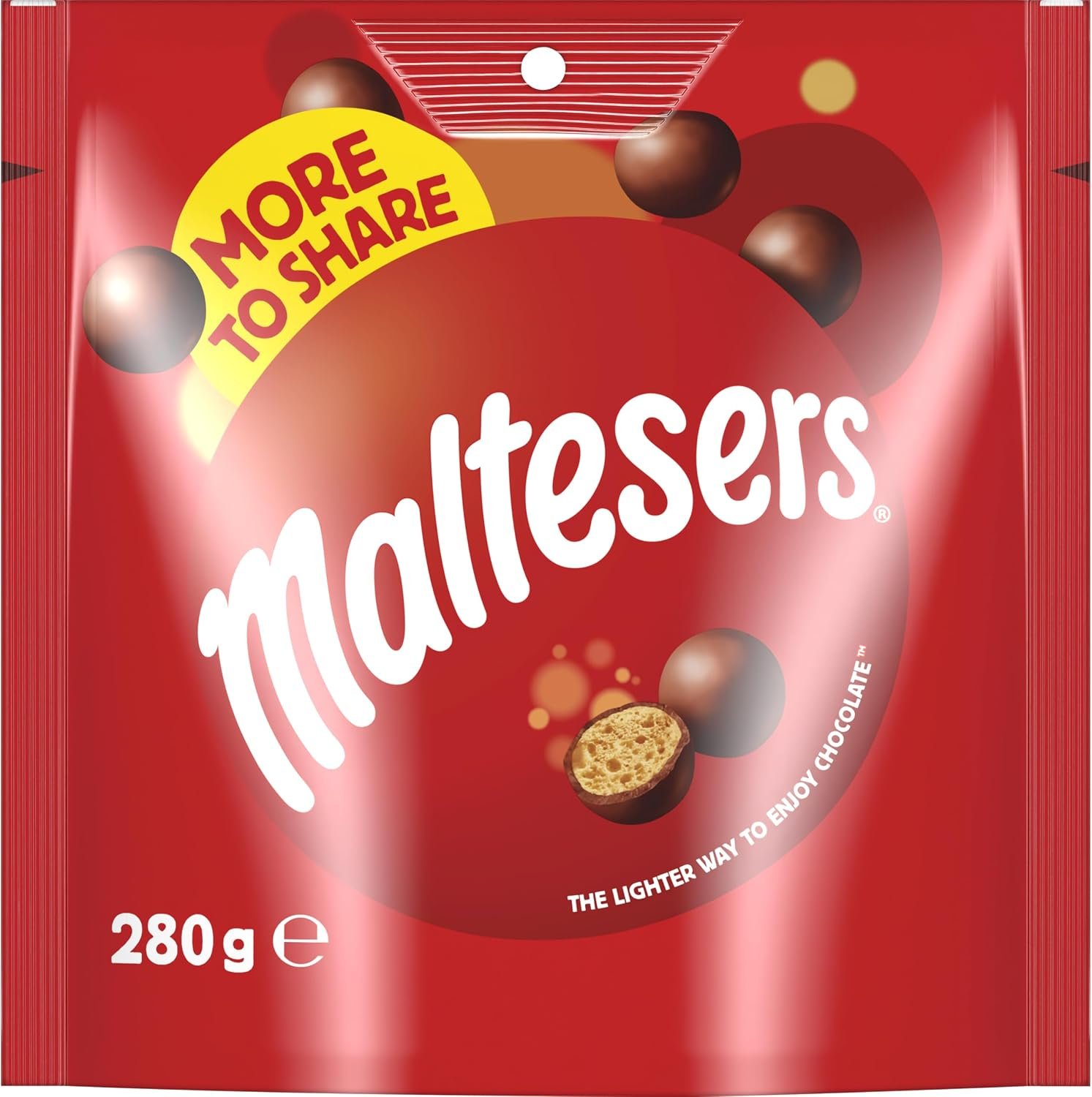 Maltesers Milk Chocolate Snack and Share Bag 140 g - Image 2