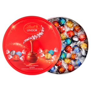 【New user benefits】Lindt Lindor Chocolate Truffle Selection Gifting Tin With Milk 450g
