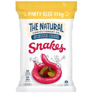 The Natural Confectionery Co. Snakes Lollies 1.1 kg
