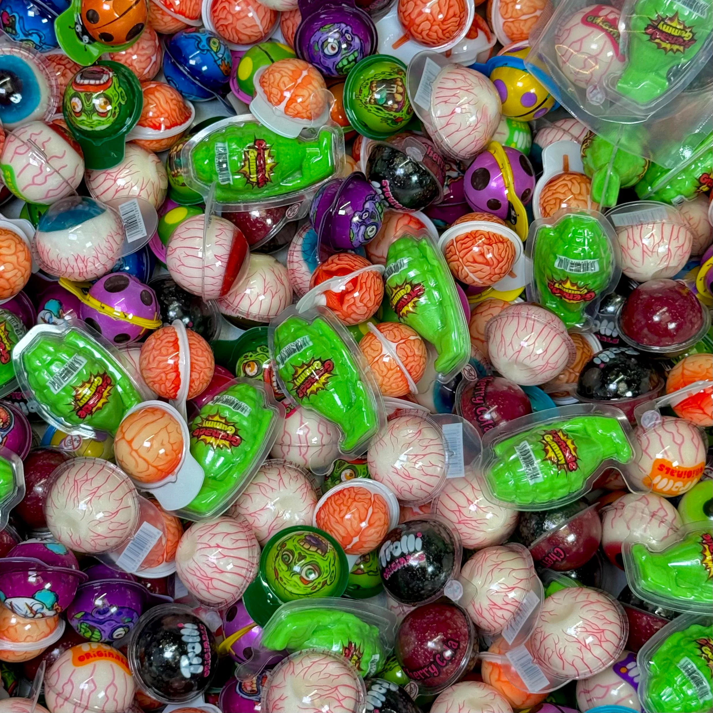 Exclusive Halloween 3D Filled Balls Scoop - Juicy, Sour & Seriously Spooky 5 Pound - Image 2