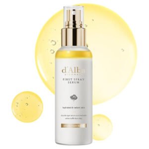 d'Alba Italian White Truffle First Spray Serum, Vegan Skin Care, Hydrating Face Moisturizer, Glow Serum for Radiant Skin, Non Comedogenic, All In One Mist, Korean skincare (100ml)